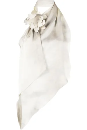 COPERNI Floral-appliqué asymmetric top