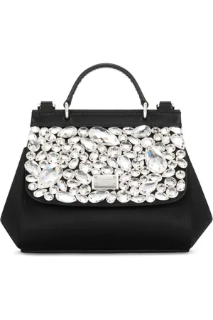 Dolce & Gabbana Mini Sicily crystal-embellished bag