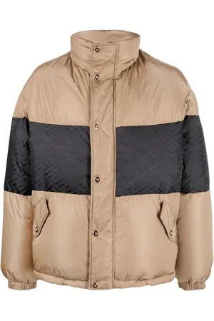 VERSACE La Greca puffer jacket