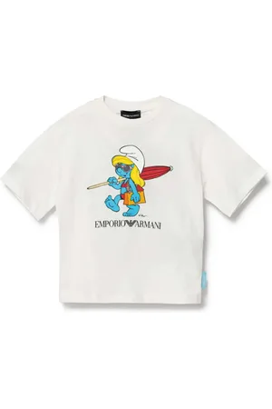 Emporio Armani X The Smurfs cotton T-shirt