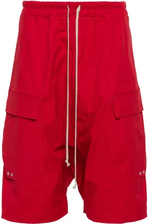 Rick Owens Drop-crotch cargo shorts