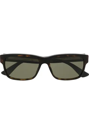 Gucci Rectangular-frame sunglasses
