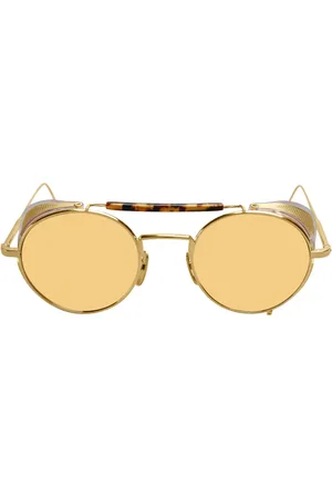 Thom Browne 20th Anniversary Edition round-frame sunglasses
