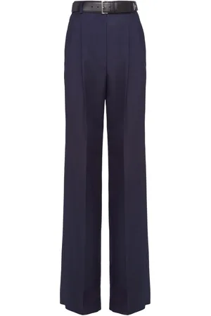 Prada High-rise pleated trousers