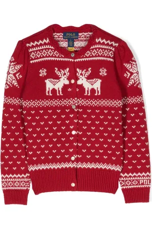 Ralph Lauren Intarsia-knit button-up cardigan