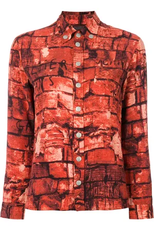 Jean Paul Gaultier Brick print shirt