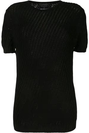 CHANEL 1998 open-knit T-shirt
