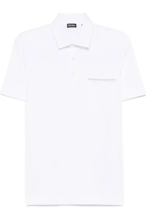 Ermenegildo Zegna Piqué-weave polo shirt