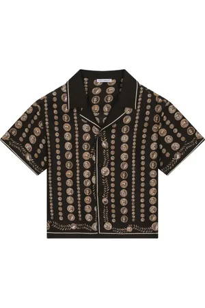 Dolce & Gabbana Coin-print silk shirt