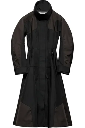 Prada Single-breasted panelled coat