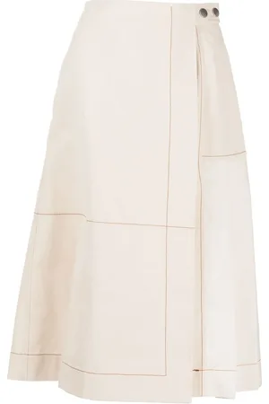 3.1 Phillip Lim Pleat-detail midi skirt
