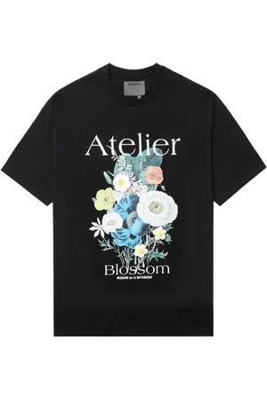 Musium Div. Atelier Blossom graphic-print cotton T-shirt