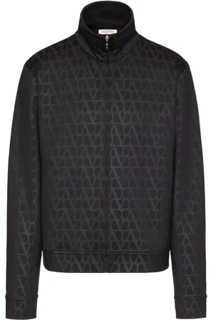 VALENTINO GARAVANI Toile Iconographe zip-up sweatshirt