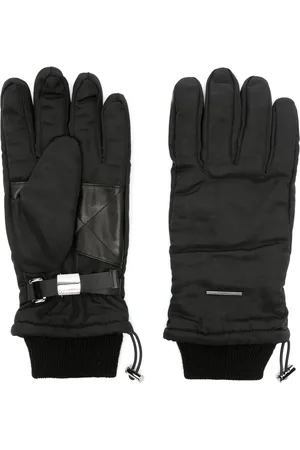 Calvin Klein Logo-plaque padded gloves