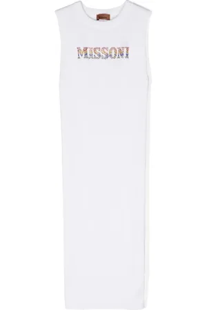 Missoni Rhinestoned ribbed midi dress