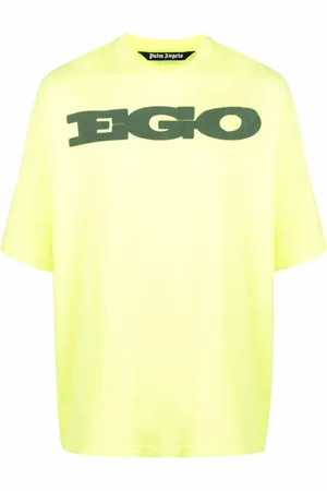 Palm Angels Ego-print drop-shoulder T-shirt
