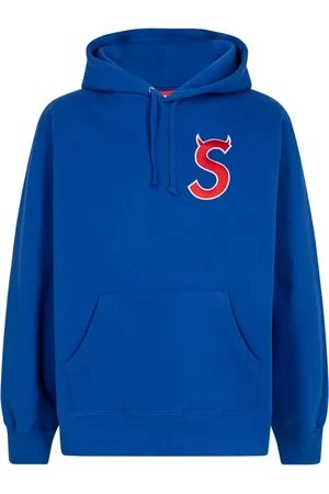 Supreme Logo-print cotton hoodie
