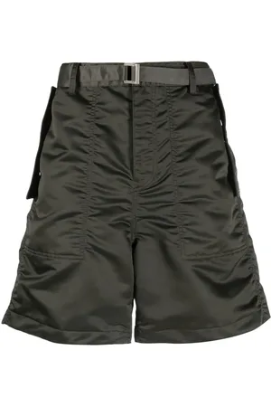SACAI Buckle-fastened tailored shorts