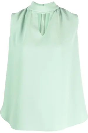 ALBERTO BIANI Cut-out sleeveless blouse