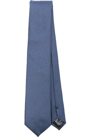 HUGO BOSS Patterned-jacquard tie