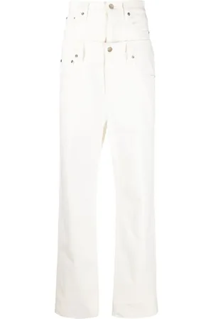 AC9 Double-waist straight-leg jeans