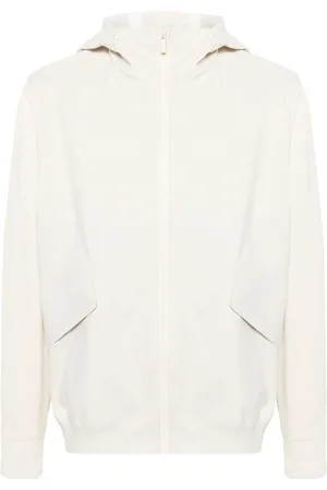 HUGO BOSS Logo-patch hooded jacket
