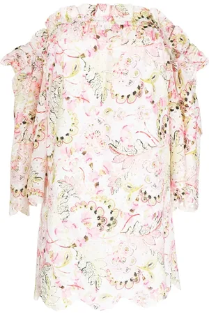 MISA Valerie off-shoulder dress