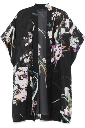 CARINE GILSON Floral-print silk robe