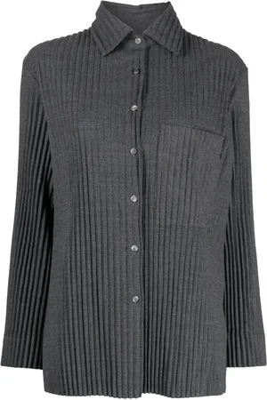 JNBY Pleated button-up shirt