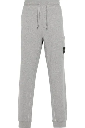 Stone Island Compass-appliqué track pants