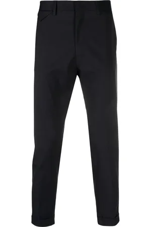 LOW BRAND Cropped-leg tailored trousers