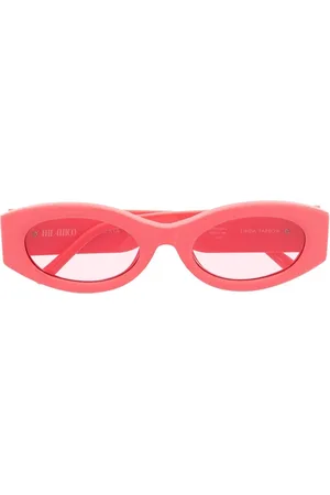 Linda Farrow X The Attico Berta rectangle-frame sunglasses