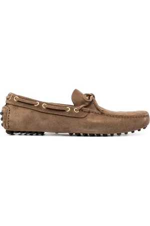 CAR SHOE Ridged suede loafers