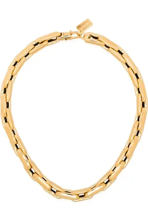 Lauren Rubinski 14kt medium square link chain necklace
