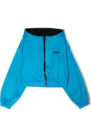 Msgm Zip-up hooded jacket