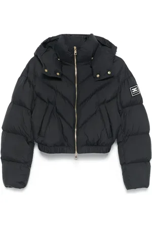 Elisabetta Franchi Cropped puffer jacket