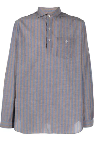 LARDINI Striped cotton shirt