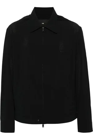 Y-3 Logo-printed panelled jacket