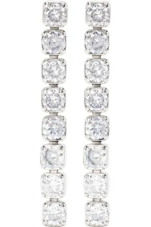 Jil Sander Crystal-embellished drop earrings