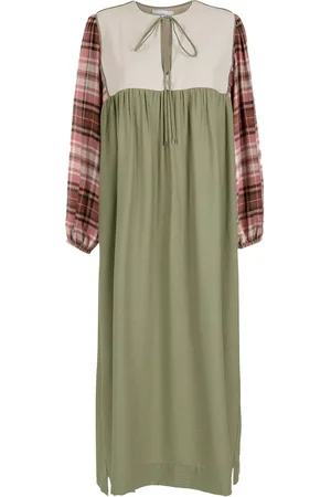 Olympiah Touch panelled smock dress