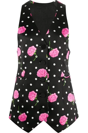 Paco rabanne Floral tailored waistcoat