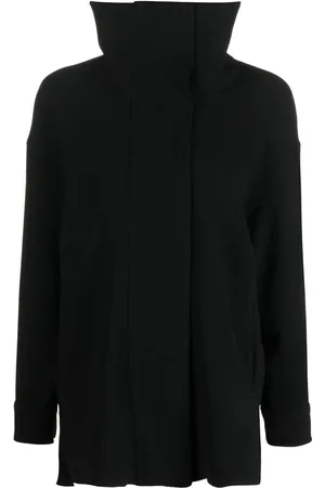 ALBERTO BIANI High-neck exposed-seam top