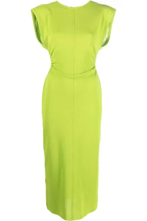 Serafini Cut-out sleeveless midi dress