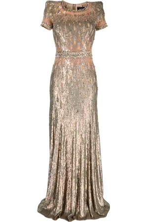 Jenny Packham Greta sequin-embellished gown