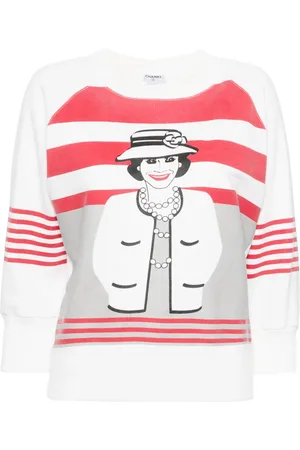 CHANEL 2001 mademoiselle long-sleeves sweatshirt