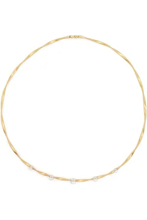 Marco Bicego 18kt yellow and white diamond necklace