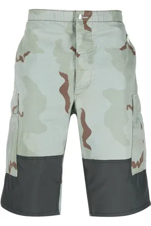 OAMC Camouflage-pattern cargo shorts