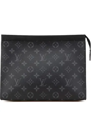 LOUIS VUITTON 2018 Monogram Eclipse Pochette Voyage MM clutch bag