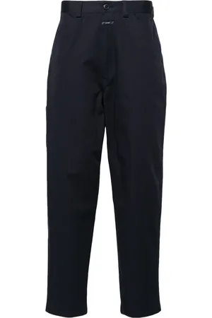 Closed Tapered-leg twill trousers
