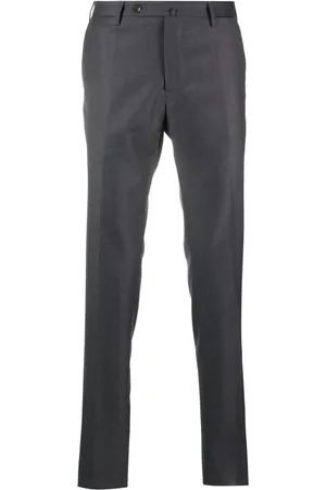 Incotex Slim-cut virgin-wool trousers